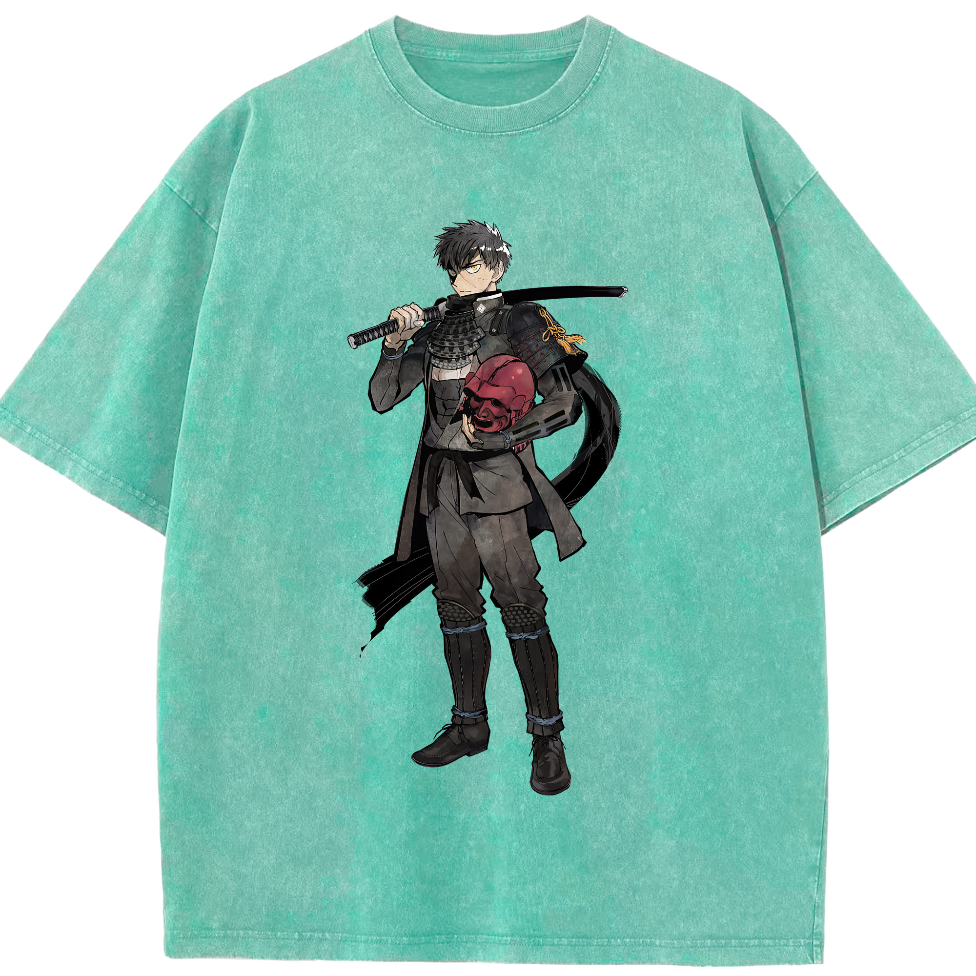 （画像用） 刀剣乱舞 Touken Ranbu 綿100% ヴィンテージ風 半袖Tシャツ（フロントプリント）